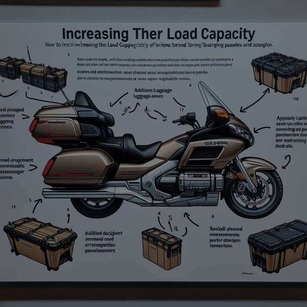 Quelles astuces pour augmenter la capacité de chargement d'une Honda Goldwing en tournée ?